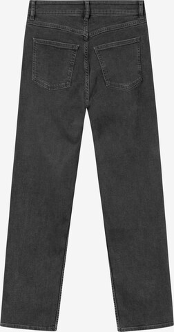 KnowledgeCotton Apparel Regular Jeans 'Iris' in Schwarz
