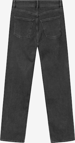 KnowledgeCotton Apparel Regular Jeans 'Iris' in Schwarz