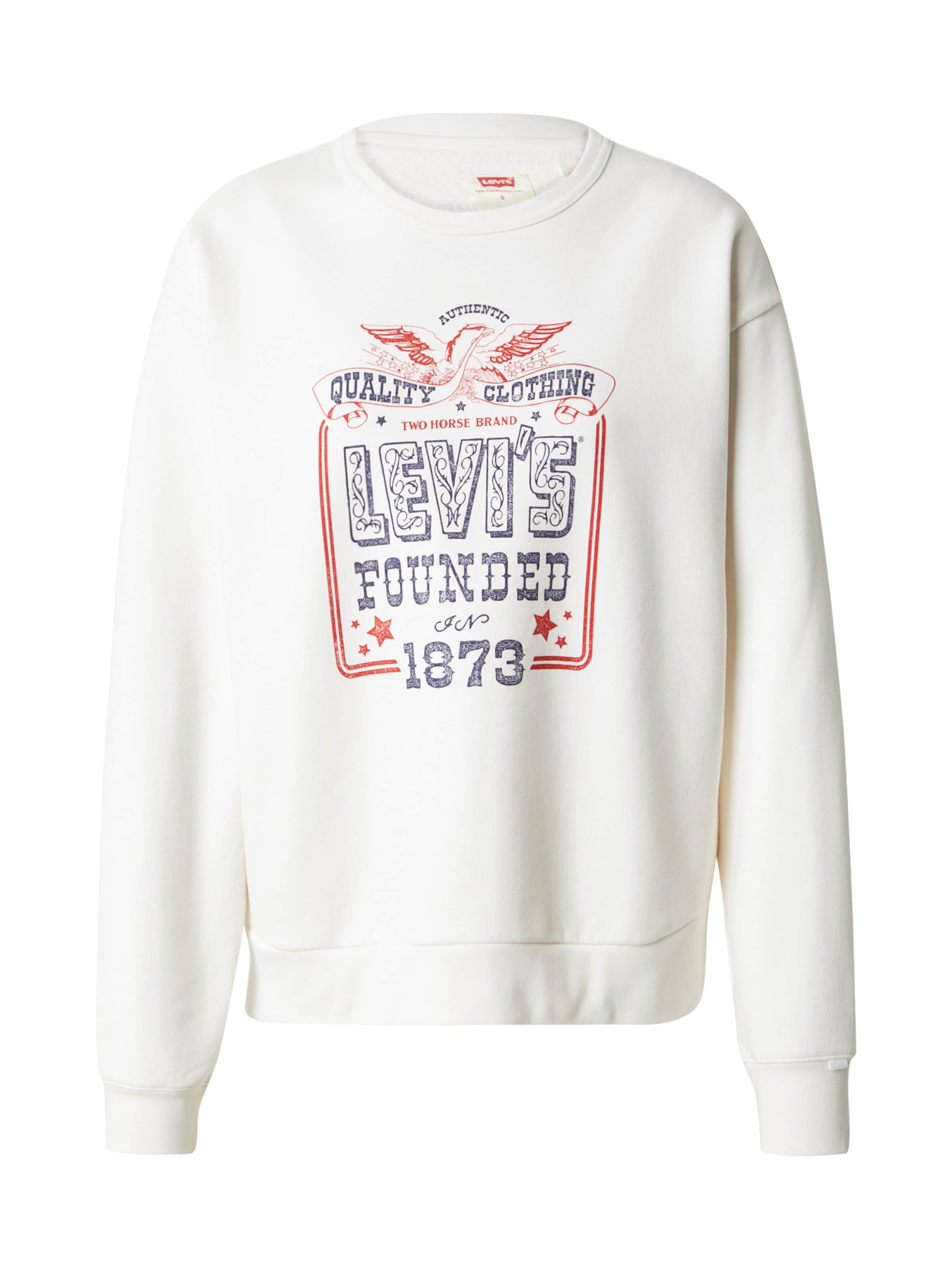 LEVI'S ® - Sweatshirt 'Heritage' em branco: frente