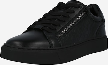 melns Calvin Klein Zemie brīvā laika apavi: no priekšpuses