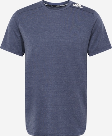 T-Shirt fonctionnel 'Designed for Training' ADIDAS SPORTSWEAR en bleu : devant