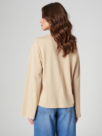 T-shirt 'Adele' millane en beige