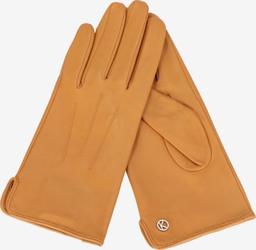 KESSLER Full Finger Gloves 'Carla' in Yellow