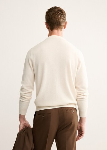 MANGO MAN Pullover in Weiß