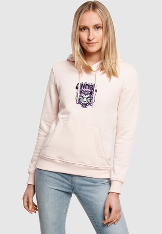 Mister Tee Sweatshirt 'Always On Fire' in Pink: Vorderseite
