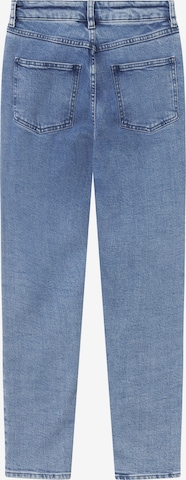 KnowledgeCotton Apparel Tapered Momjeans 'Iris' in Blau: predná strana