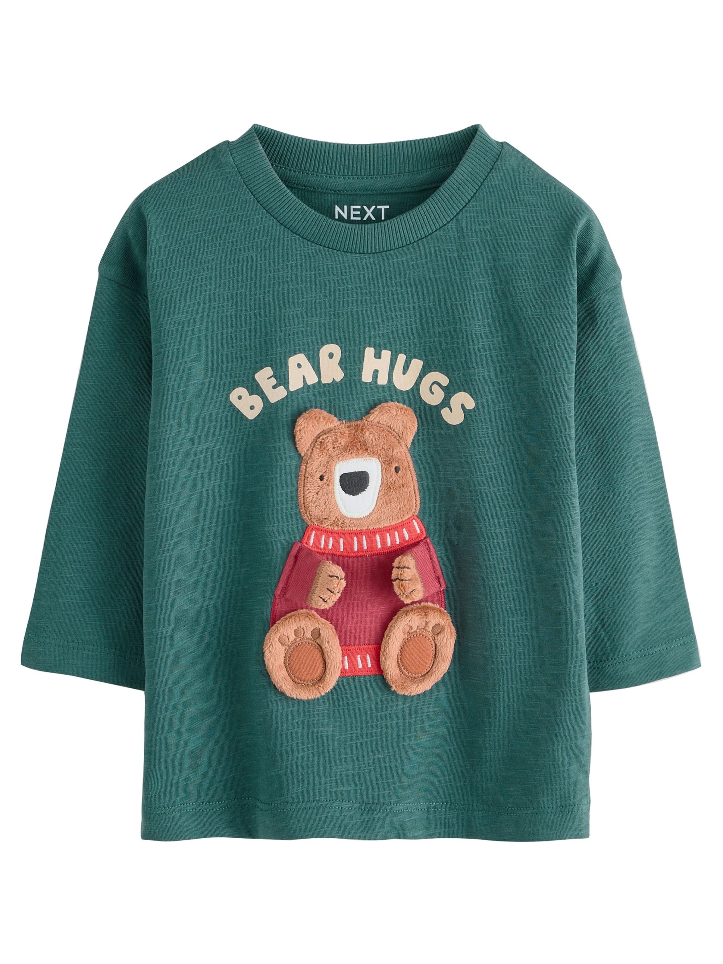 Next Camiseta en beige / marrón claro / pino / rojo, Vista del producto