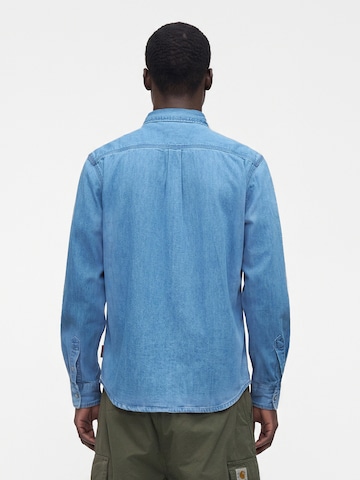 QUIKSILVER - Regular Fit Camisa 'Uprising' em azul