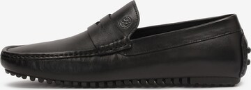 Kazar Moccasins in Black: front