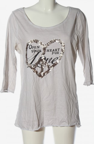 STREET ONE Top & Shirt in XL in Grey: front