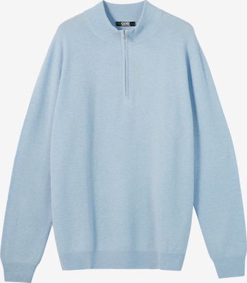 GOBI Cashmere Pullover in Blau: Vorderseite