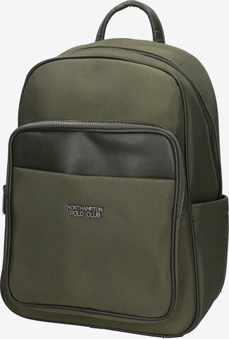 Northampton Polo Club Backpack in Green: front