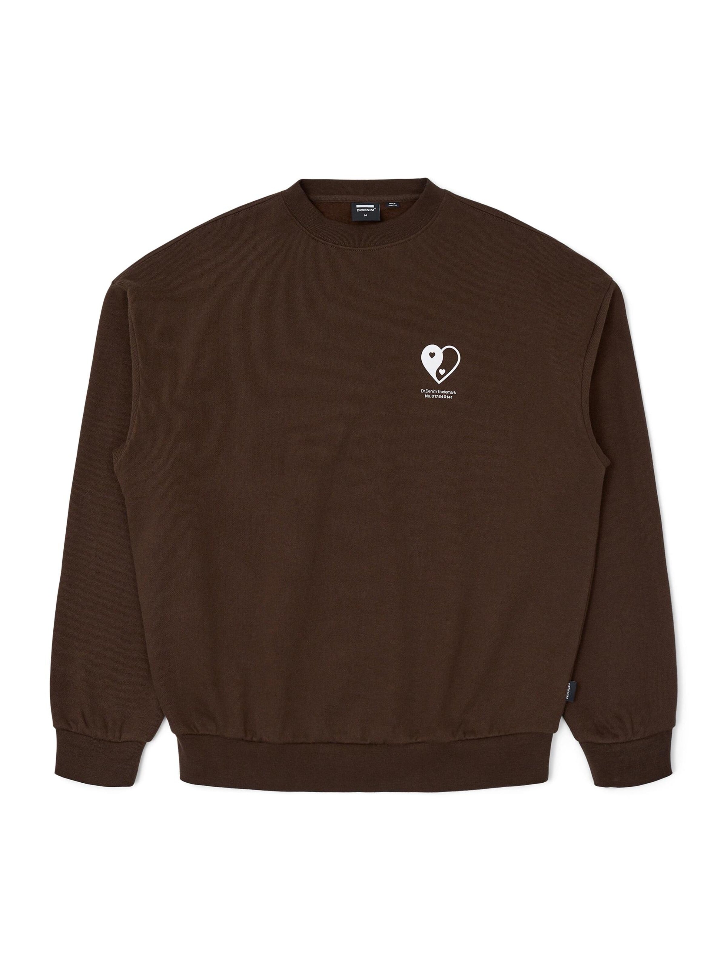 Dr. Denim Sweatshirt 'Kenan Sweatshirt' in Brown: front