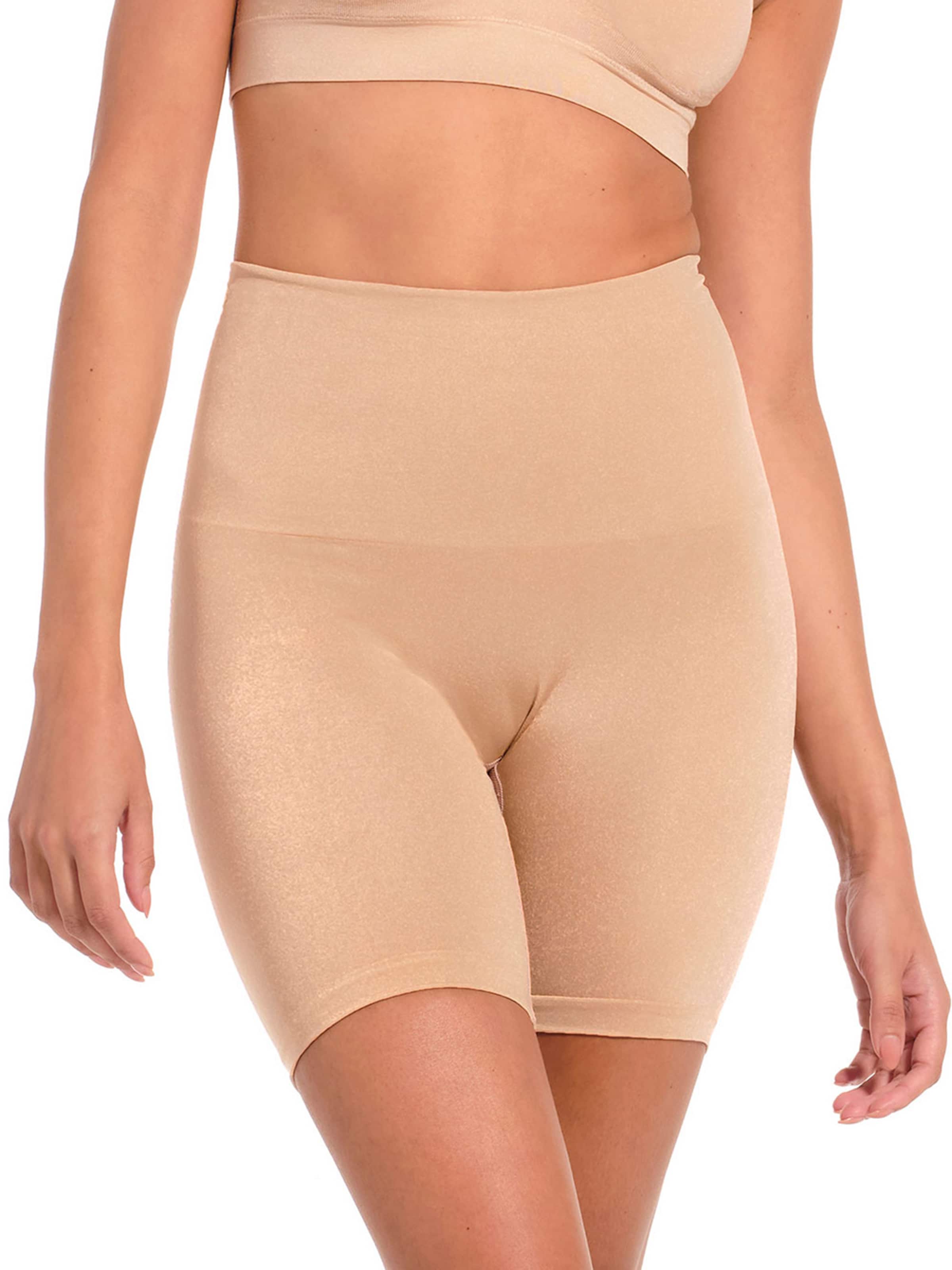 MAGIC Bodyfashion Hlače za oblikovanje | rjava barva: sprednja stran