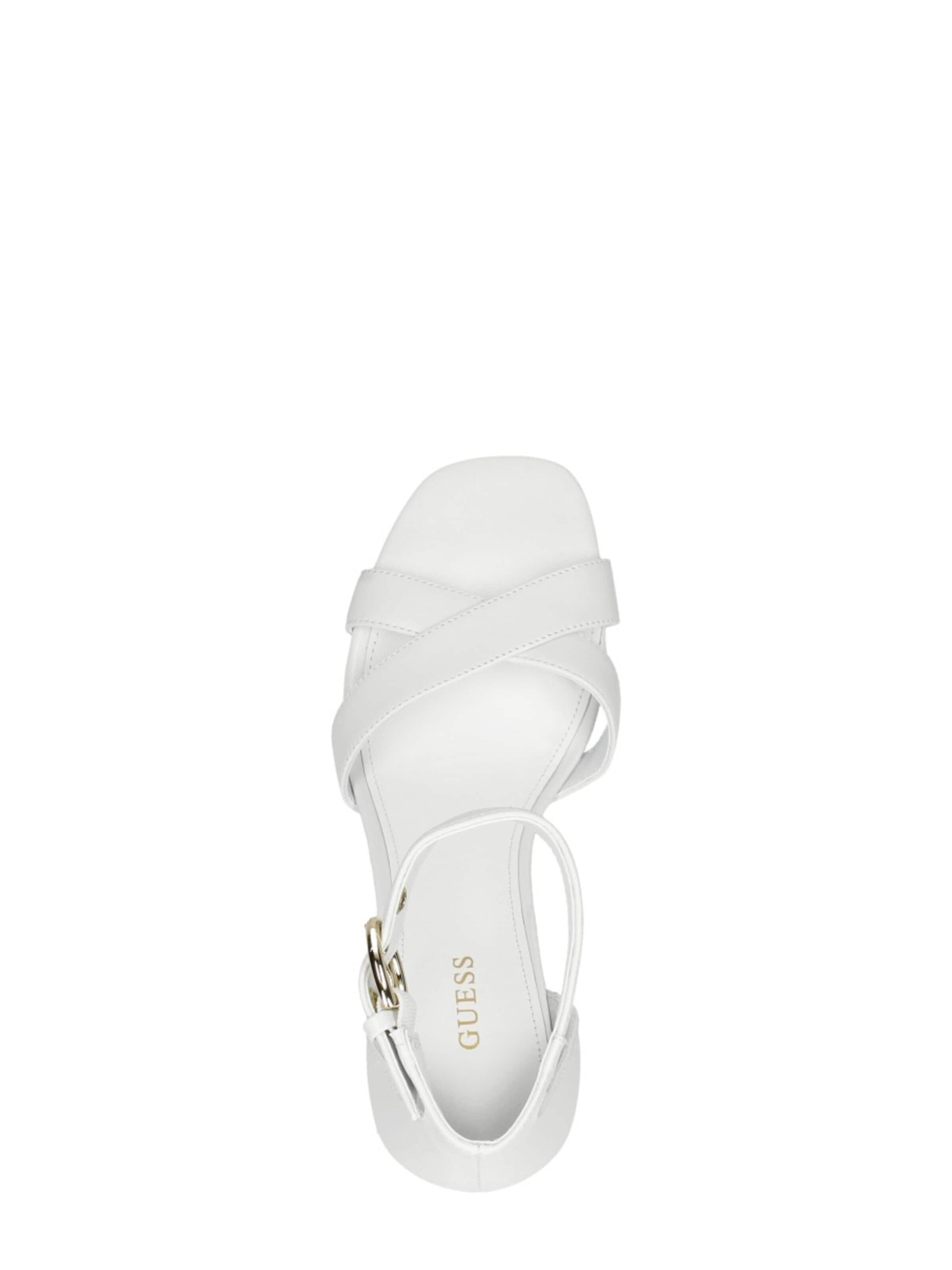 Sandales 'Yancy' GUESS en blanc