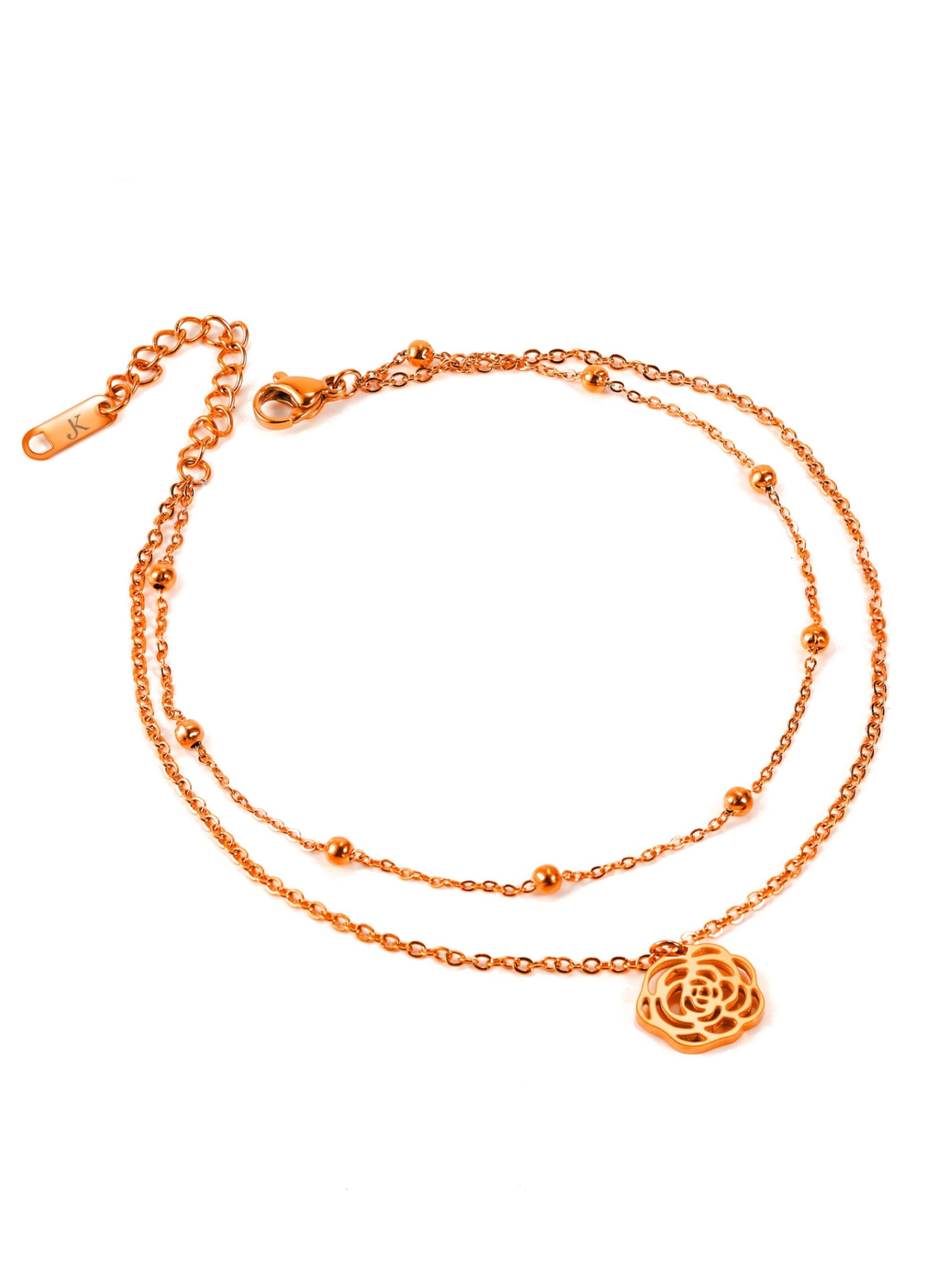 Kim Johanson Fußschmuck 'Rose'‌‌ in Gold: Vorderseite