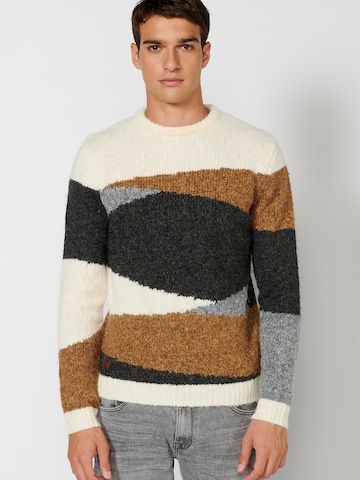 Pullover di KOROSHI in beige: frontale