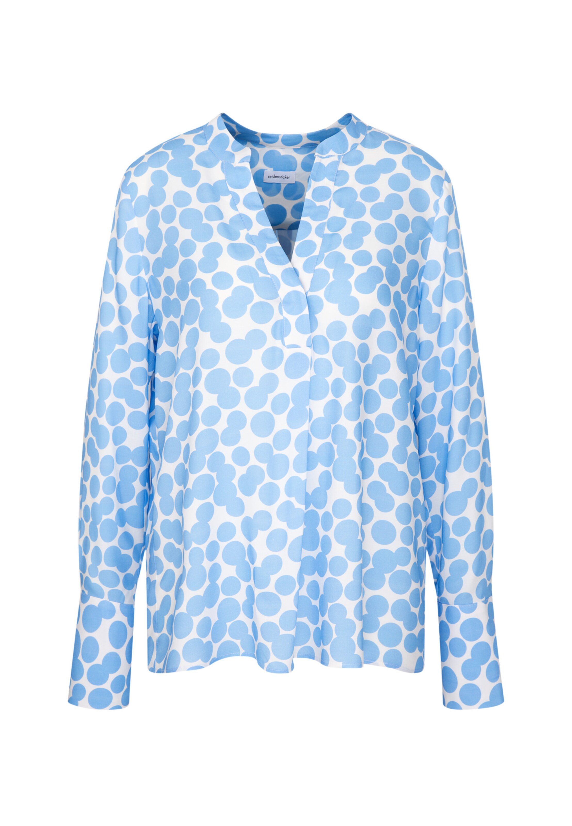 SEIDENSTICKER Blouse 'Rose' in Blue: front