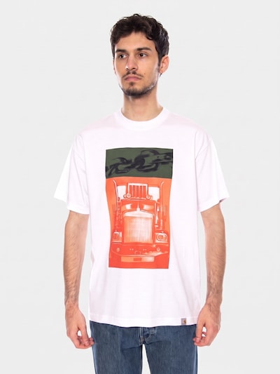 Carhartt WIP Shirt 'S/S SEAN HAMILTON 01 T-SHIRT WHITE' in S in White, Item view