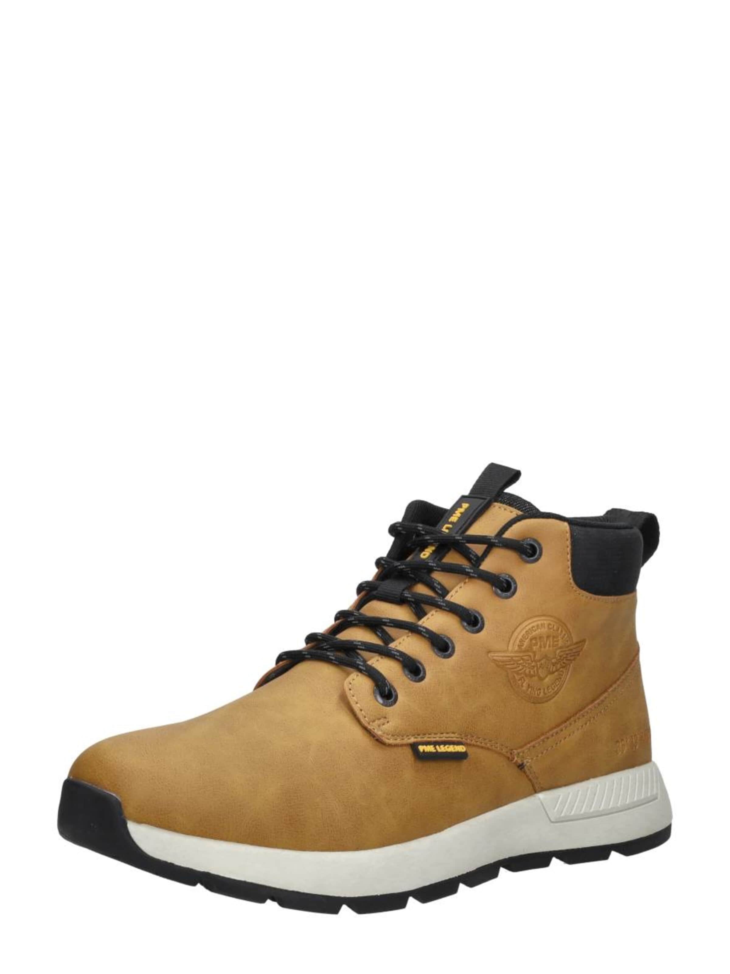 PME Legend Lace-up boot 'Ribber' in Yellow