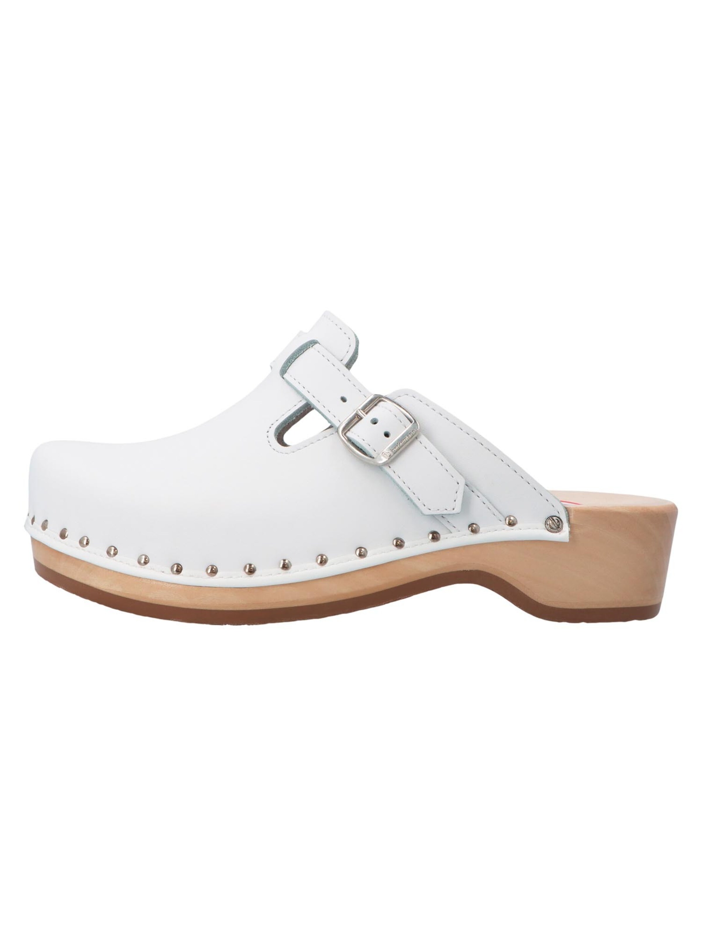 BERKEMANN Clogs 'Riemen-Toeffler' in White