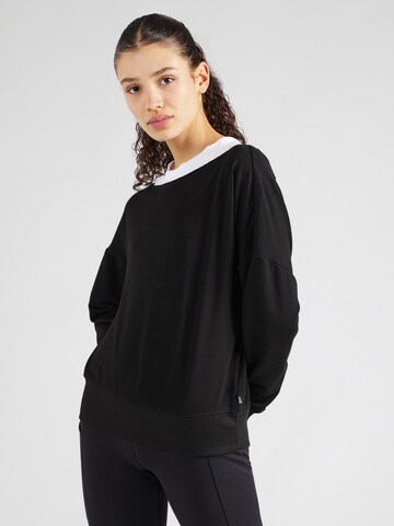 DKNY Performance Athletic Sweatshirt 'GREENWICH' in Black: front