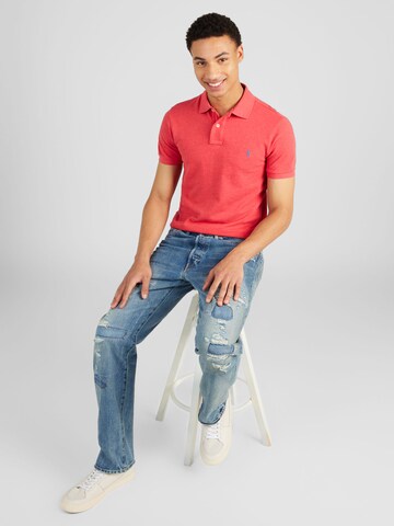 Polo Ralph Lauren Klasický střih Tričko – pink