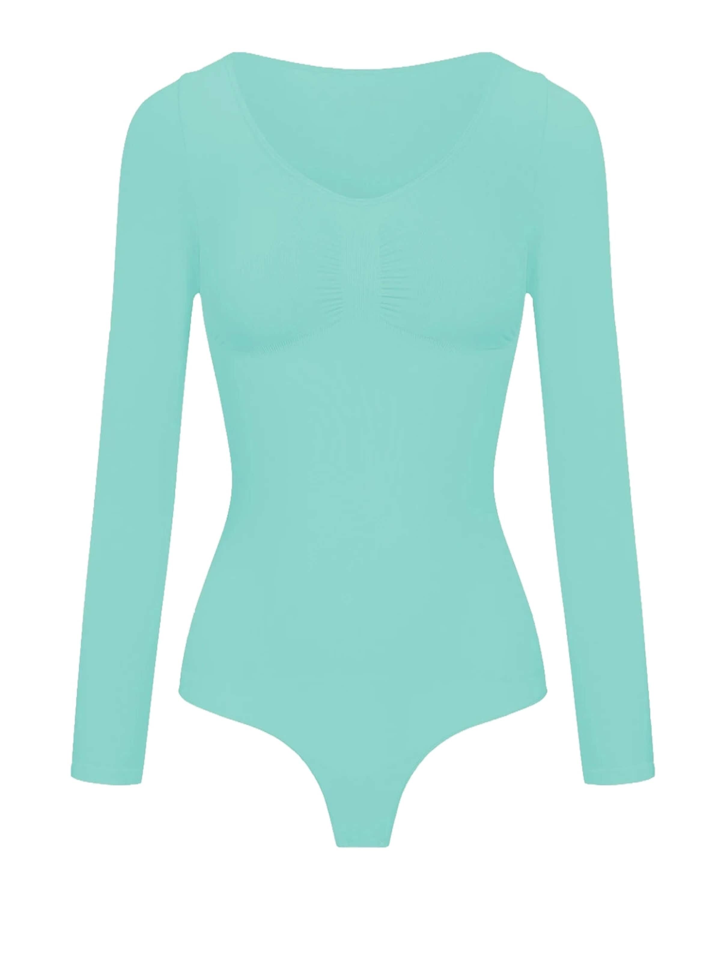 cfab Shapingbody 'Bodysuit Sculpting Shapewear Longsleeve mit String' i S i mint, Produktvy
