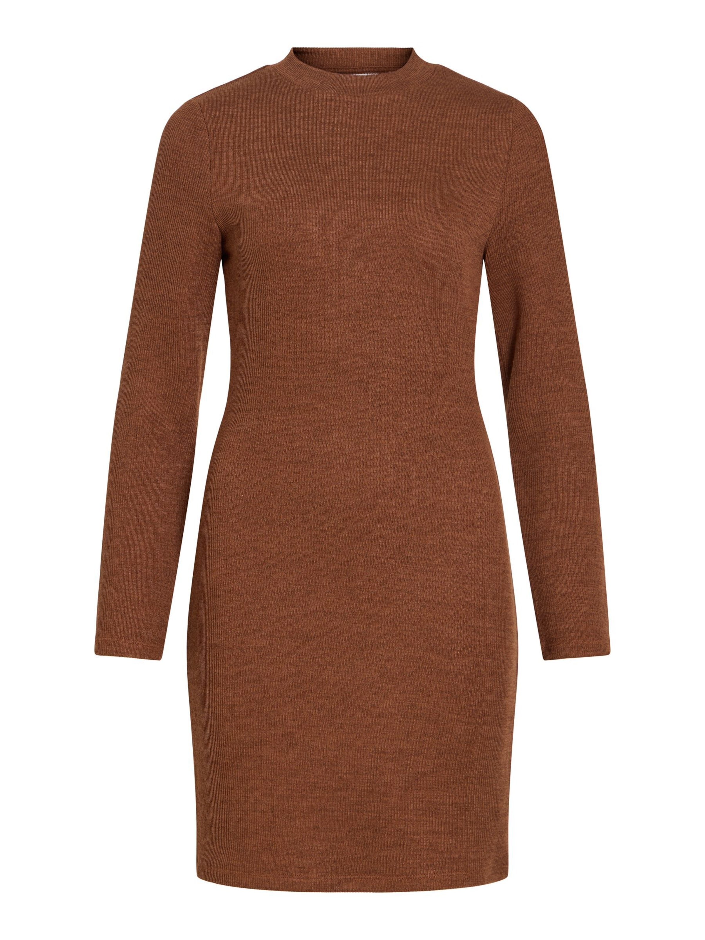 Robe VILA en marron : devant