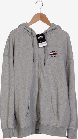 Tommy Jeans Kapuzenpullover M in Grau: predná strana