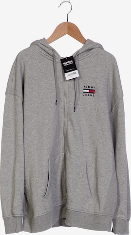 Tommy Jeans Sweatshirt & Zip-Up Hoodie in M in Grey: front