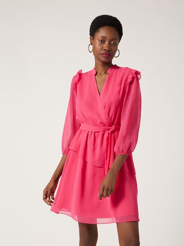 Robe 'Verde' NAF NAF en rose : devant