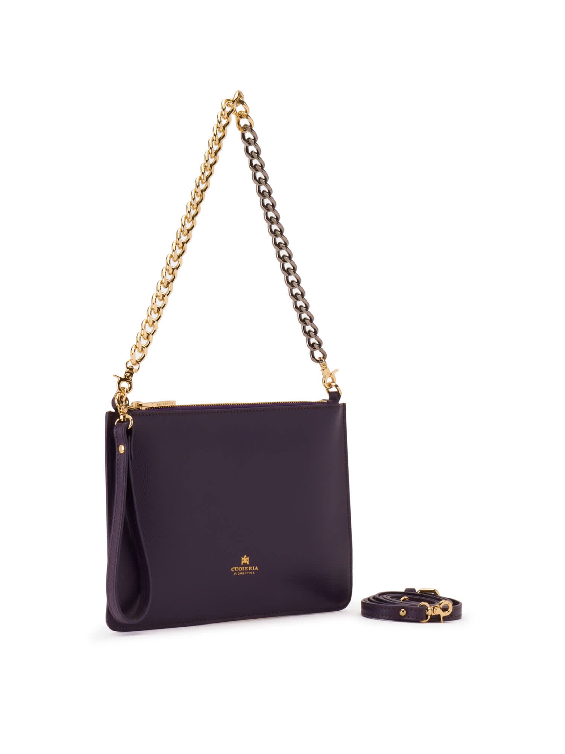 Pochette 'BELLA' Cuoieria Fiorentina en violet