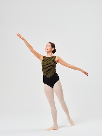 Tanzmuster Athletic Bodysuit 'Bine' in Gold