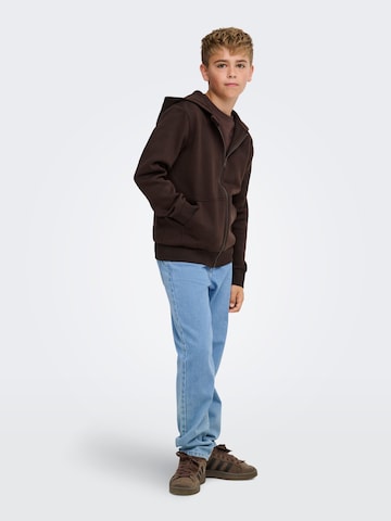 Only & Sons Junior Sweatvest 'OSJCeres' in Bruin