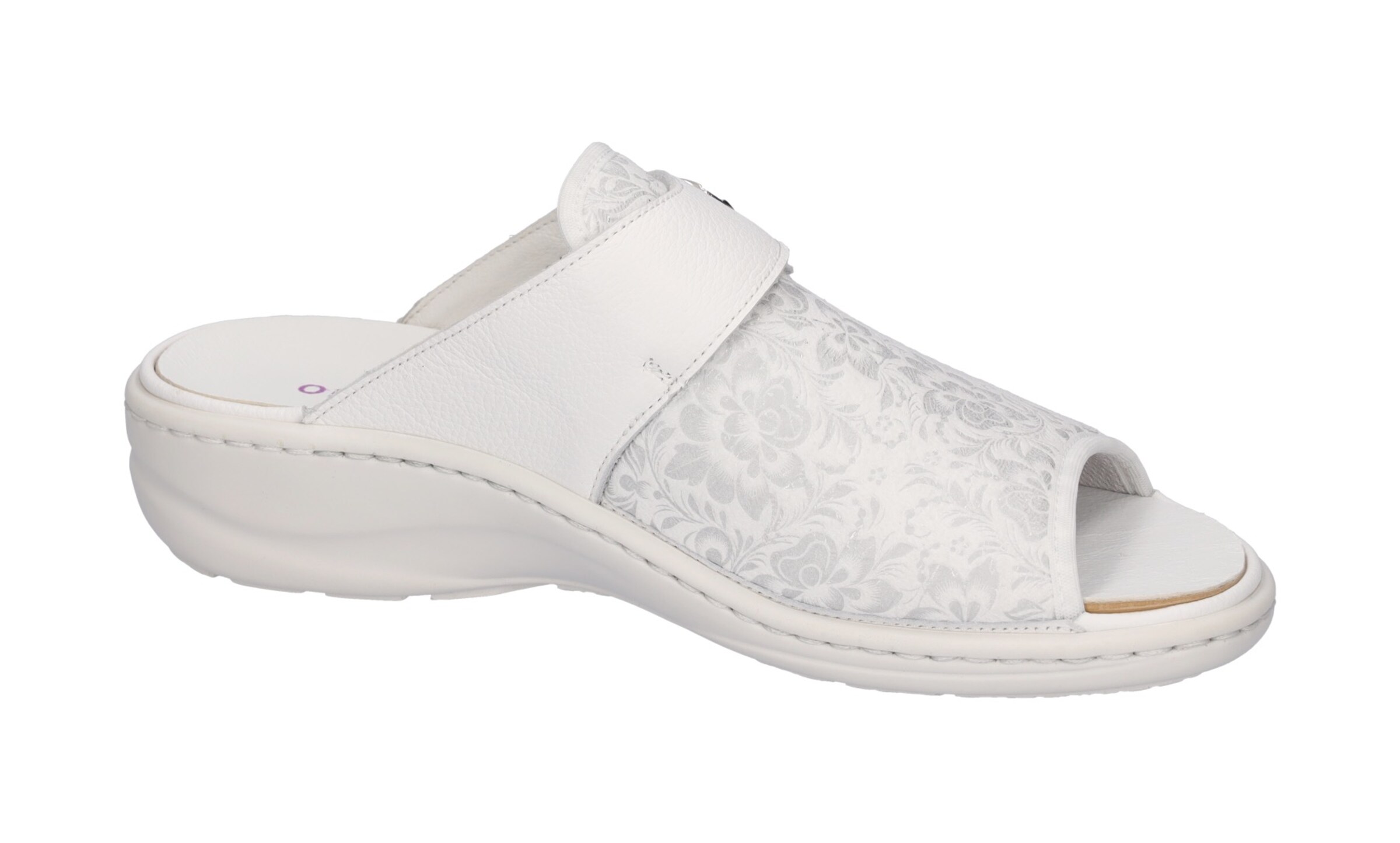 WALDLÄUFER Pantolette in Weiß