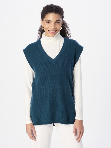 Pull-over QS en bleu : devant