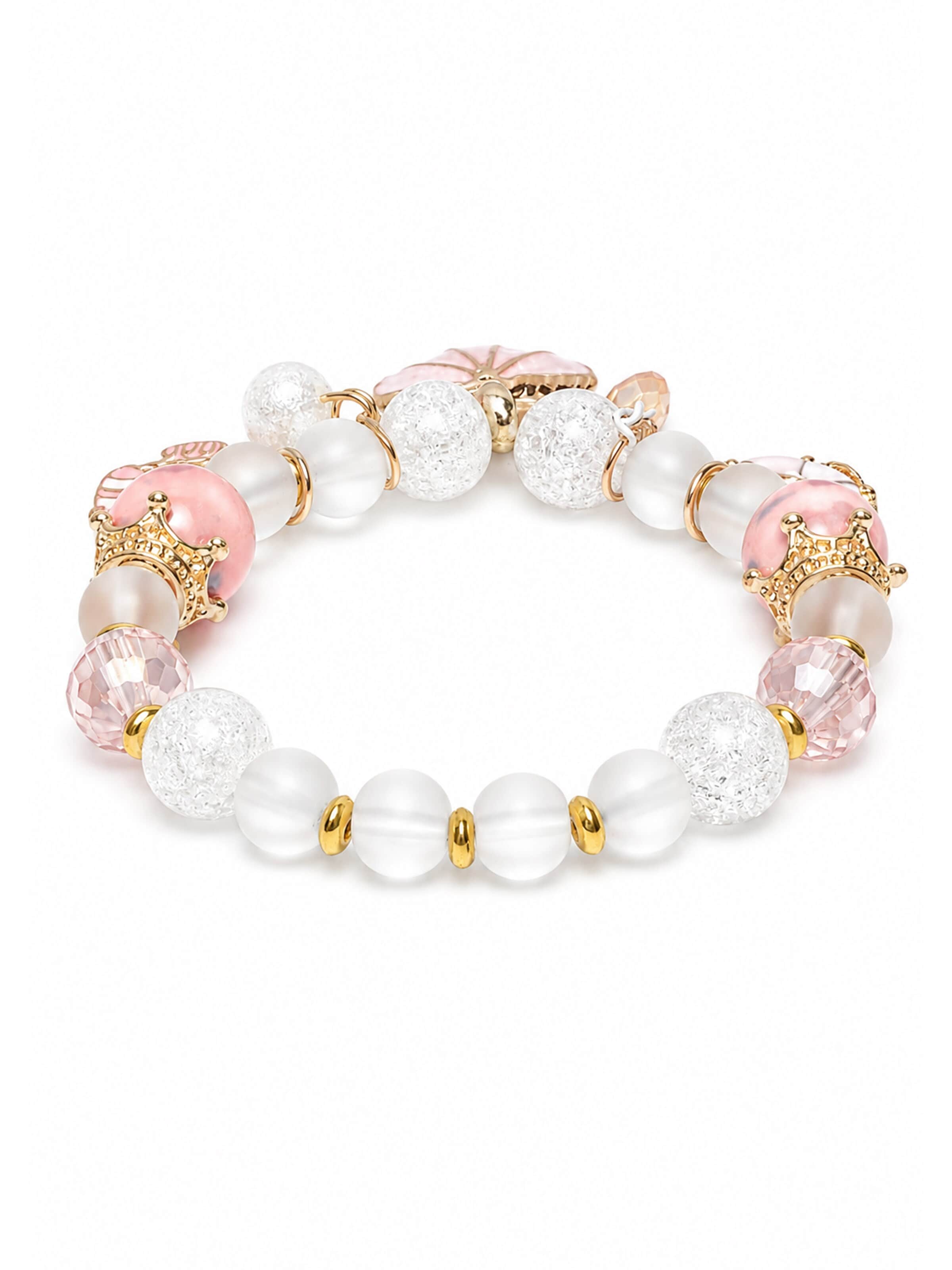 AVANT-GARDE PARIS Armband 'Bohemian' in Roze