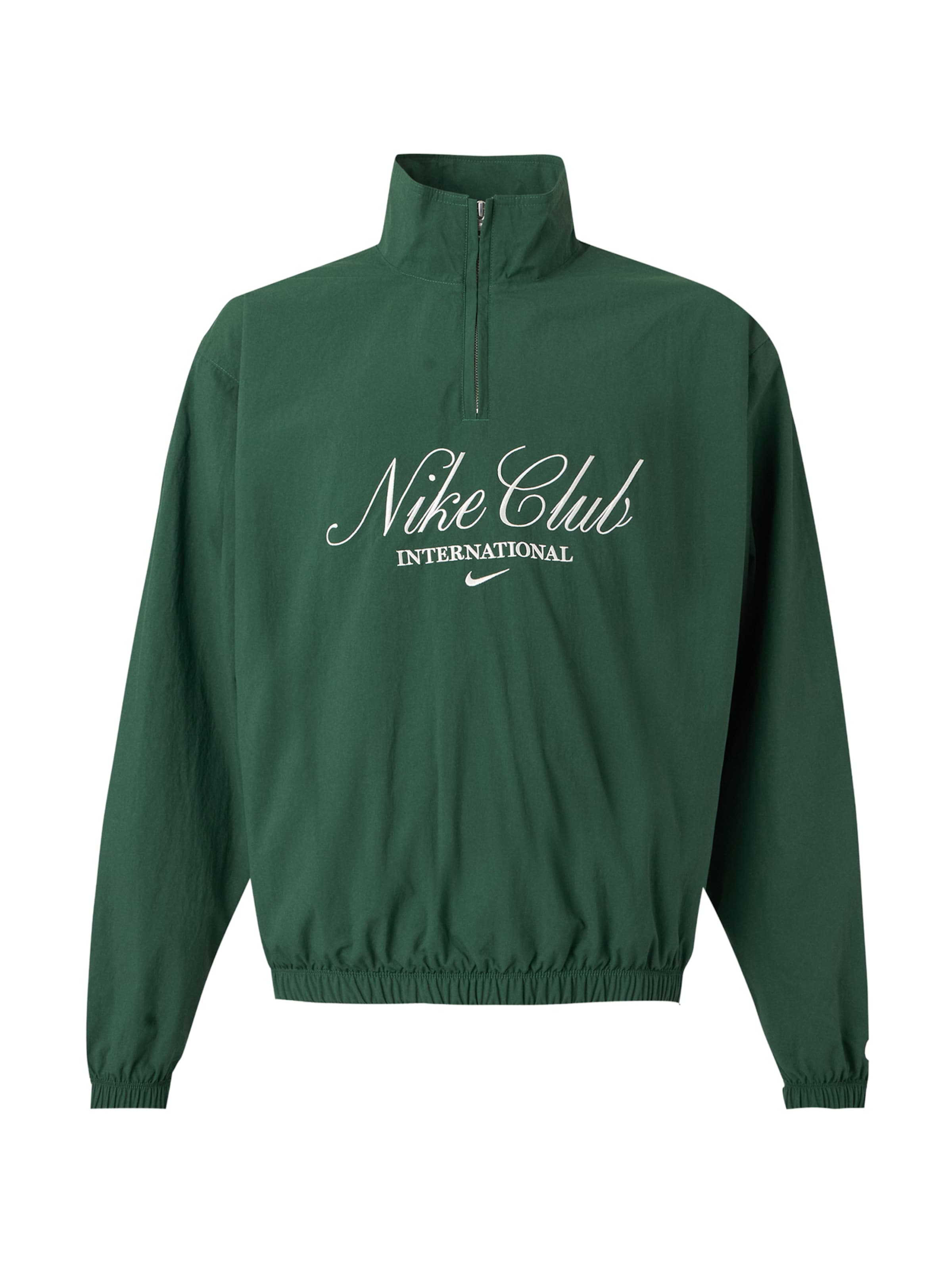 Nike Sportswear Átmeneti dzseki 'Club' - zöld: elől