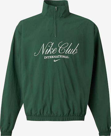 žalia Nike Sportswear Demisezoninė striukė 'Club': priekis