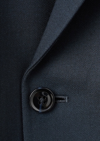 MANGO MAN Slim fit Suit Jacket 'Monaco' in Blue