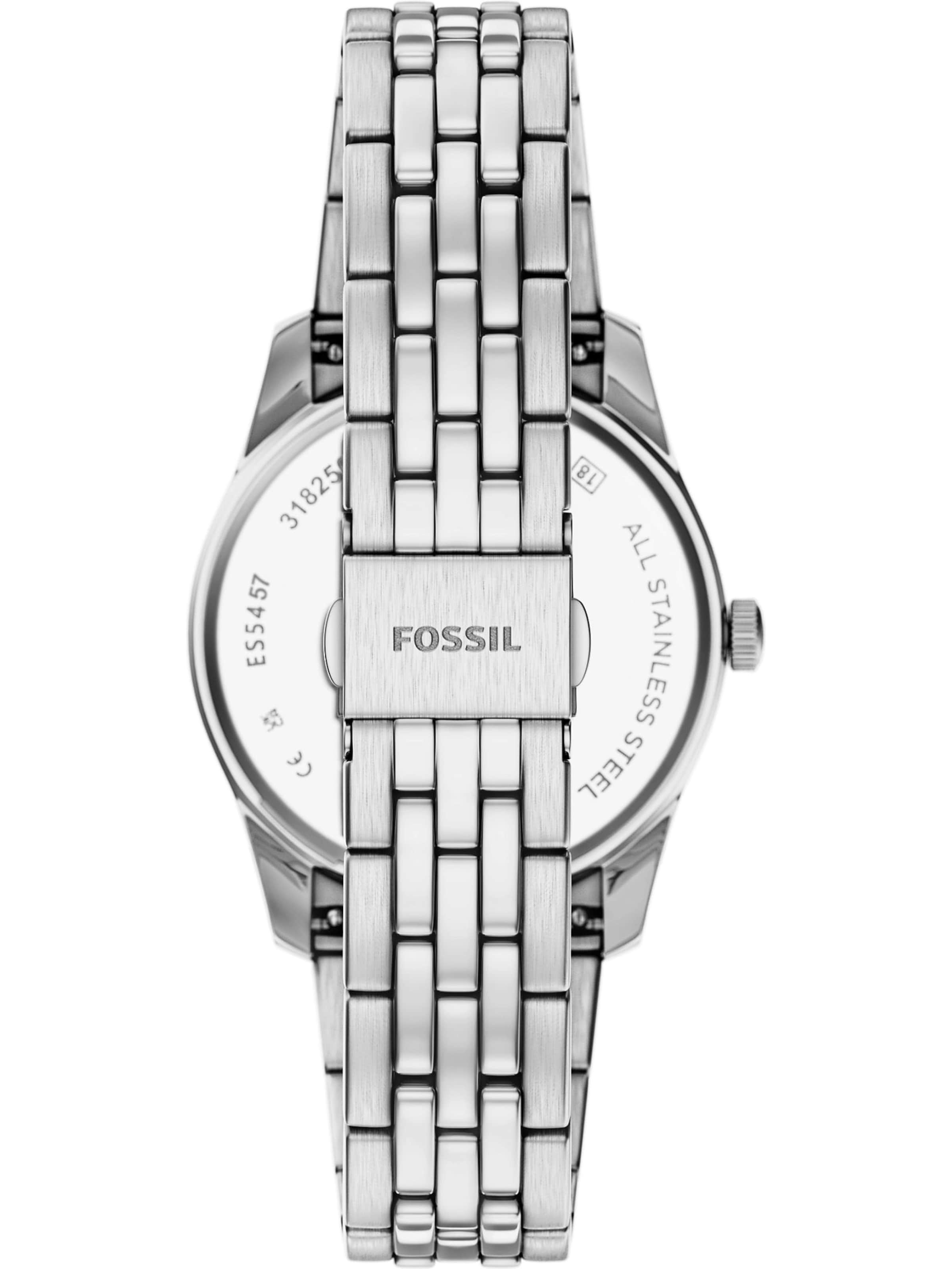 FOSSIL Analoguhr in Silber