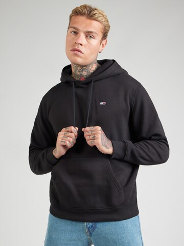 Felpa di Tommy Jeans in nero: frontale