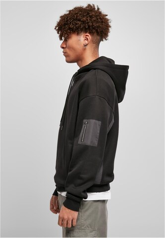 Urban Classics Sweatshirt 'Military' in Black