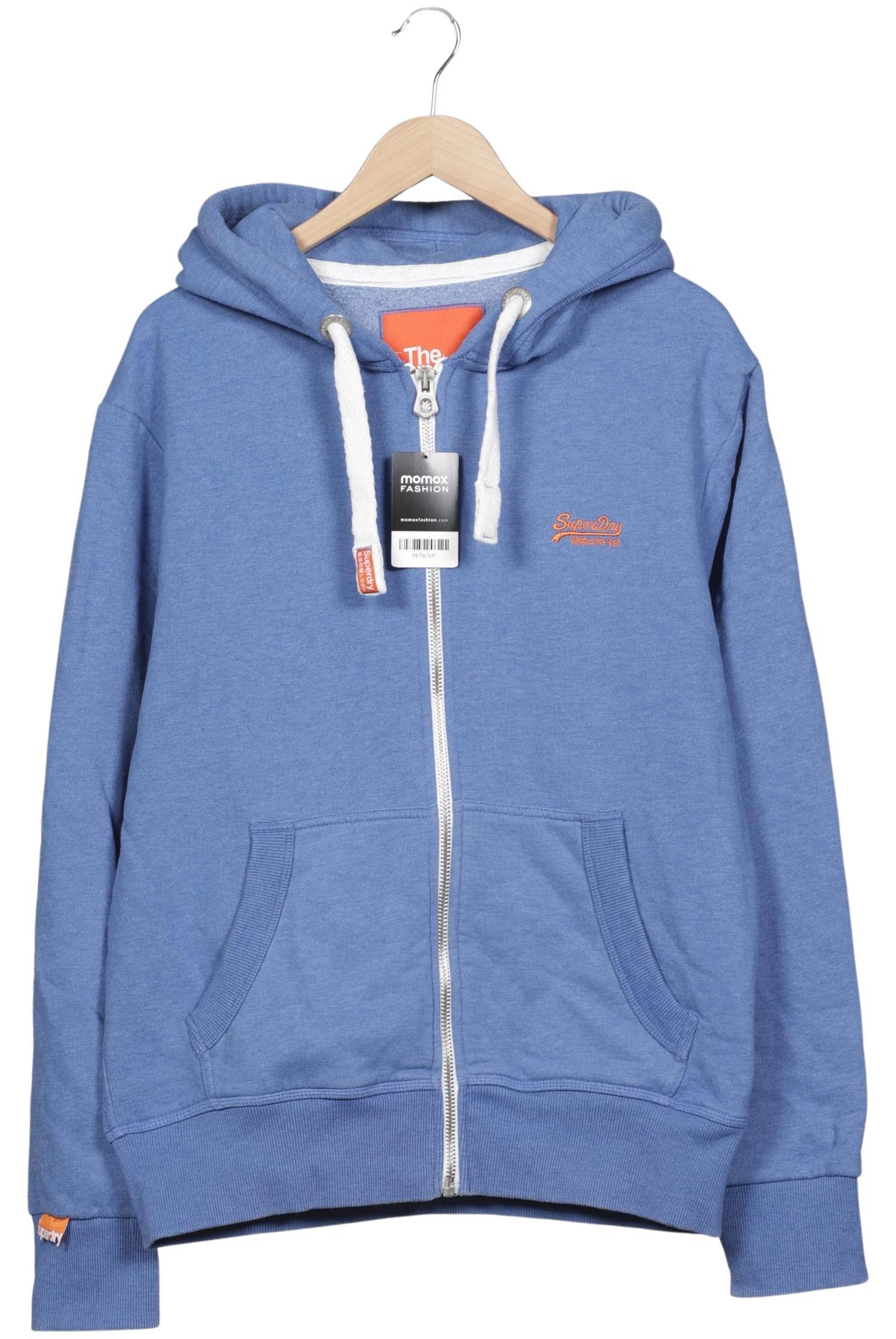 Superdry & Co Sweatshirt & Zip-Up Hoodie in XXL in Blue: front