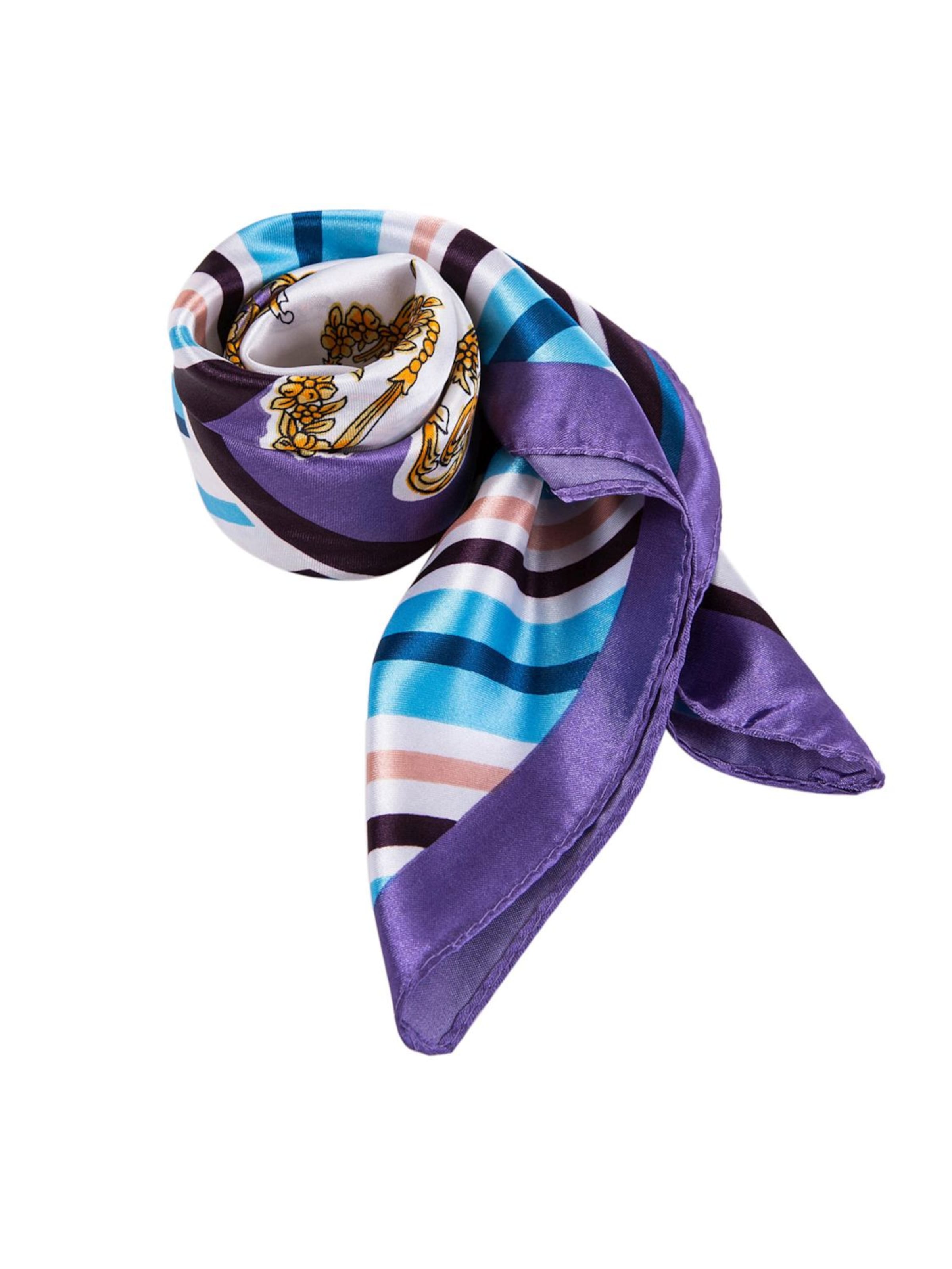 Sciarpa 'Petit carré de Soie Cream Cléo' di alberto cabale in lilla