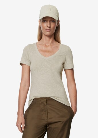 T-shirt Marc O'Polo en beige : devant