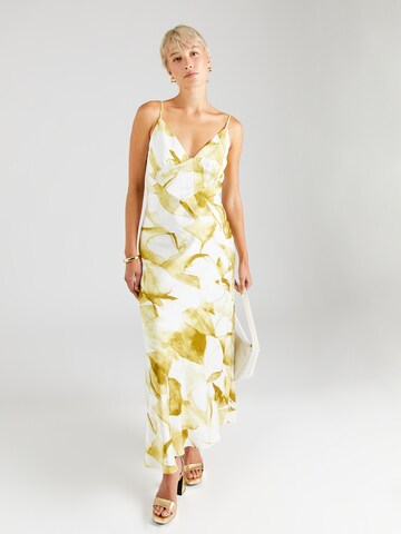 Robe Bardot en vert