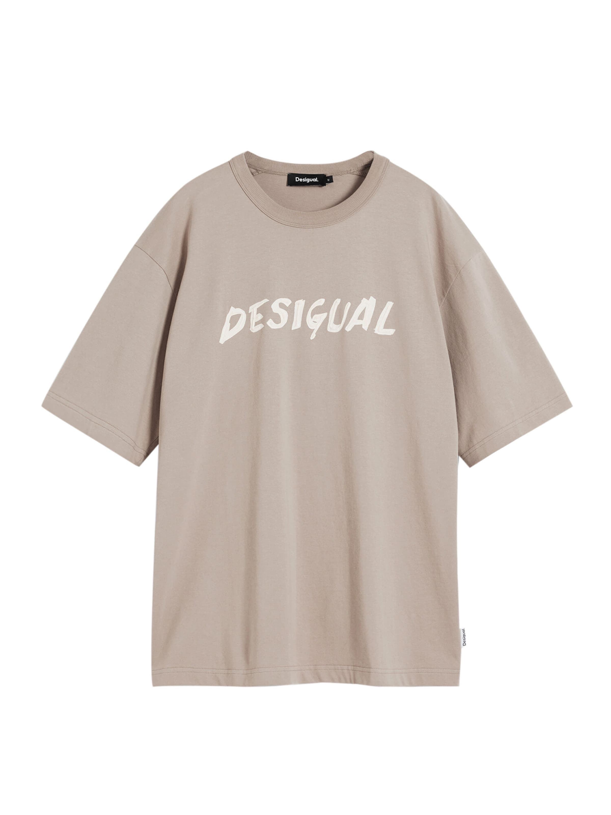 Desigual Tričko – hnědá: přední strana