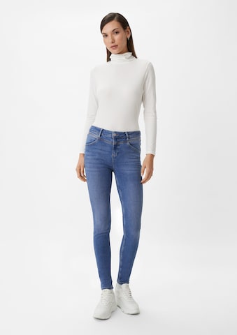 comma casual identity Skinny Jeans in Blauw: voorkant